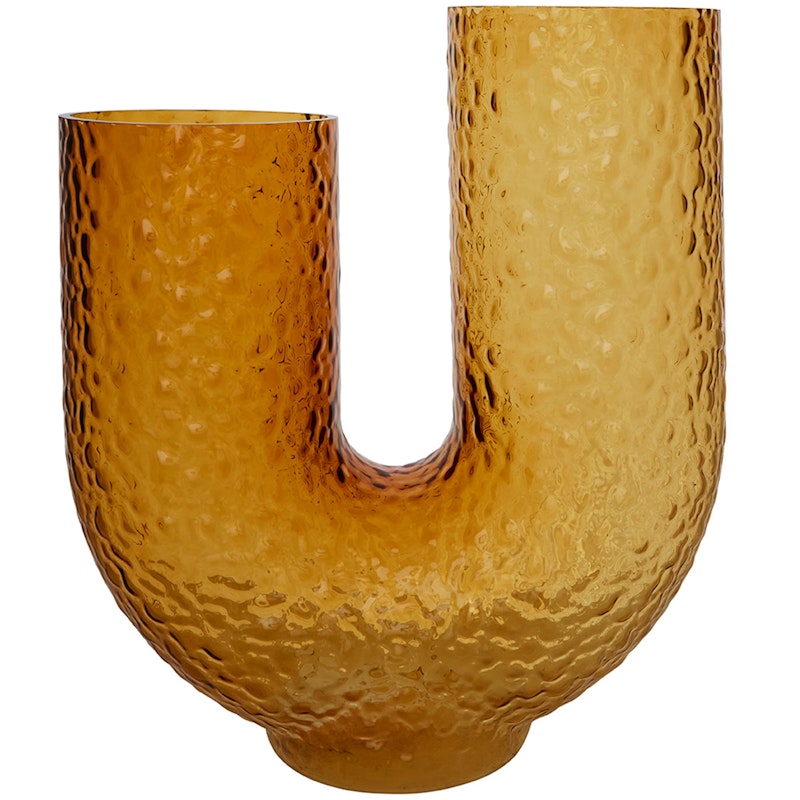 Arura Vase Bernsteingelb, Groß