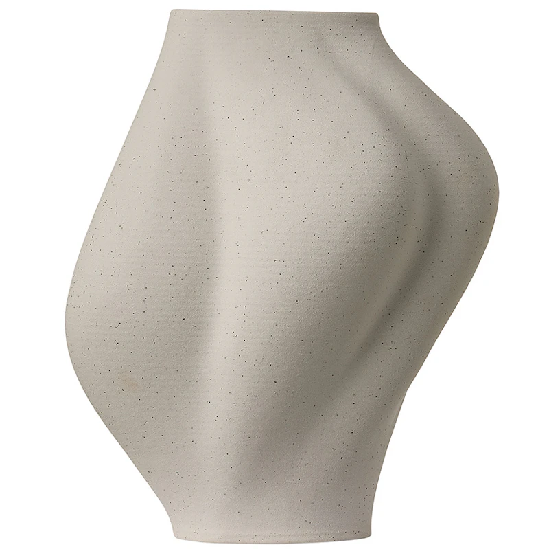 Saltare Vase Ø17 cm, Creme