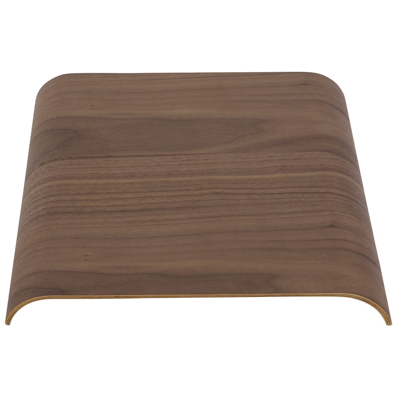 Curva Top Panel For Stool, Walnut