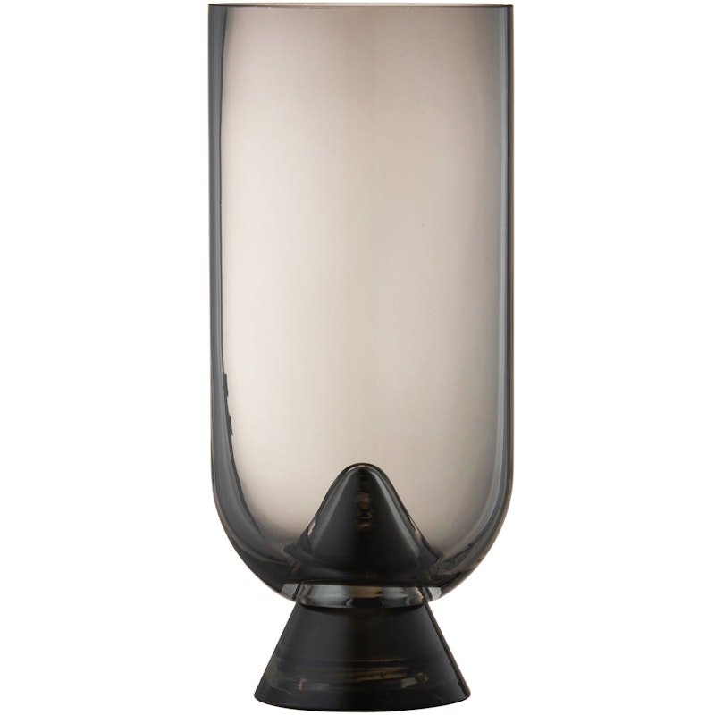 Glacies Vase Schwarz 18 cm