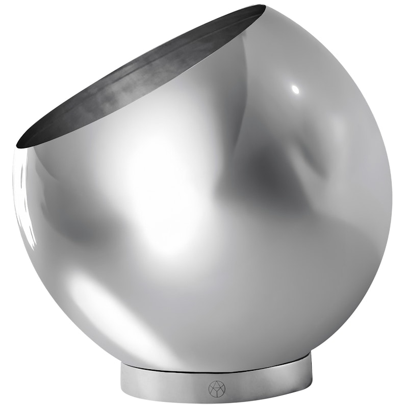 Globe Blumentopf Ø17 cm, Silber