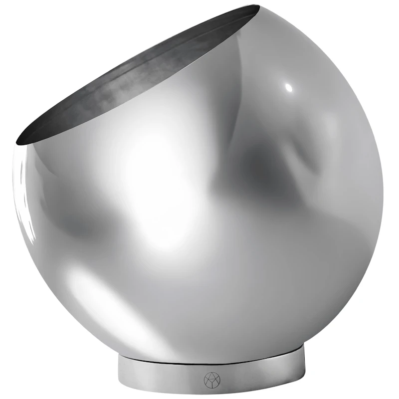 Globe Blumentopf Ø21 cm, Silber