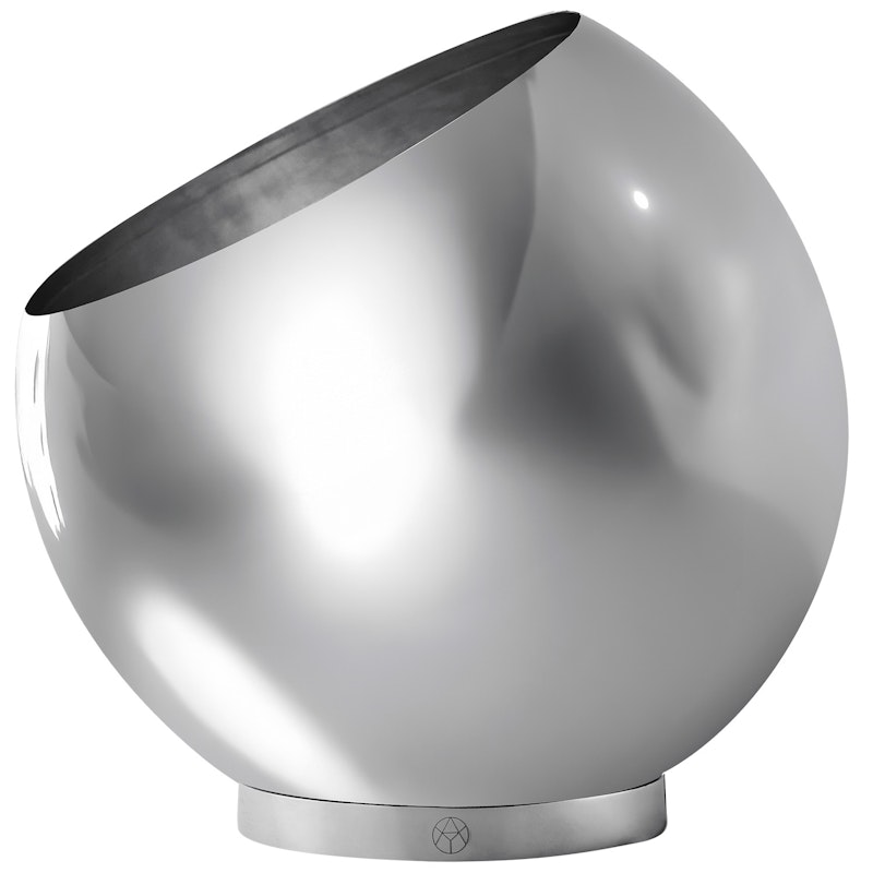 Globe Blumentopf Ø37 cm, Silber