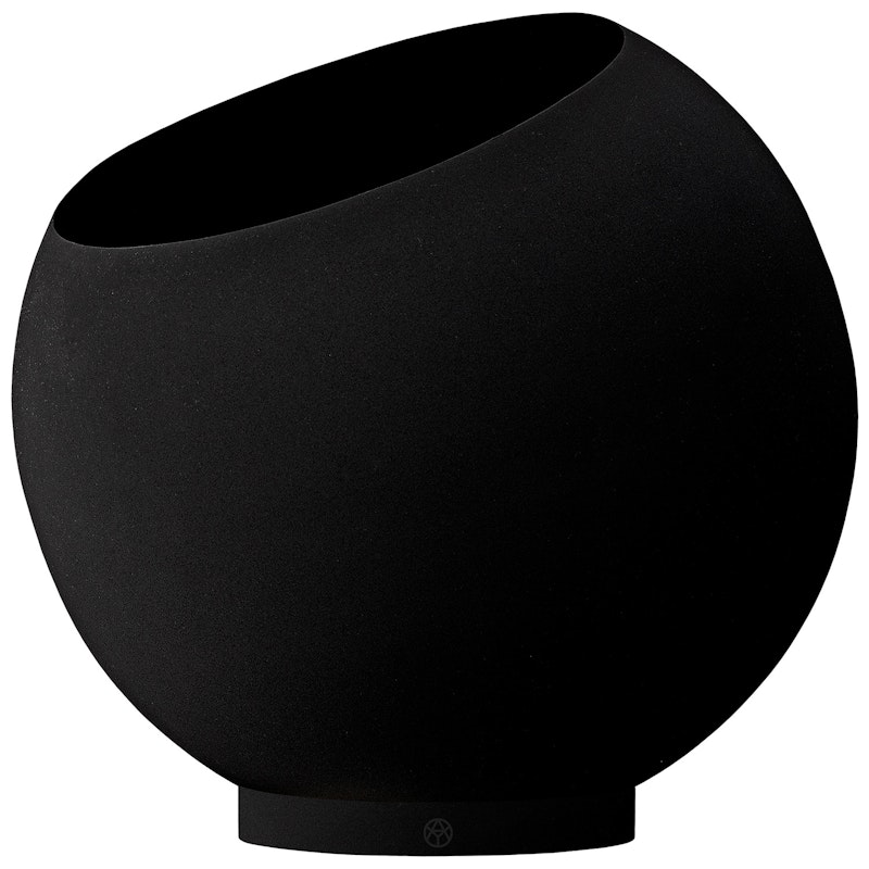 Globe Blumentopf Ø37 cm, Schwarz