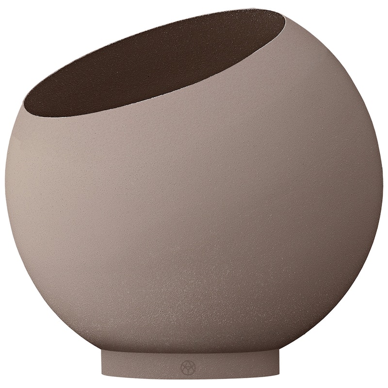 Globe Blumentopf Ø37 cm, Taupe