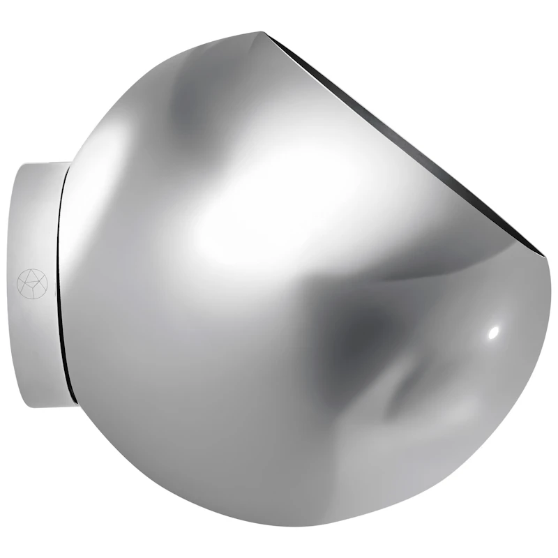 Globe Wand-Blumentopf Ø21 cm, Silber