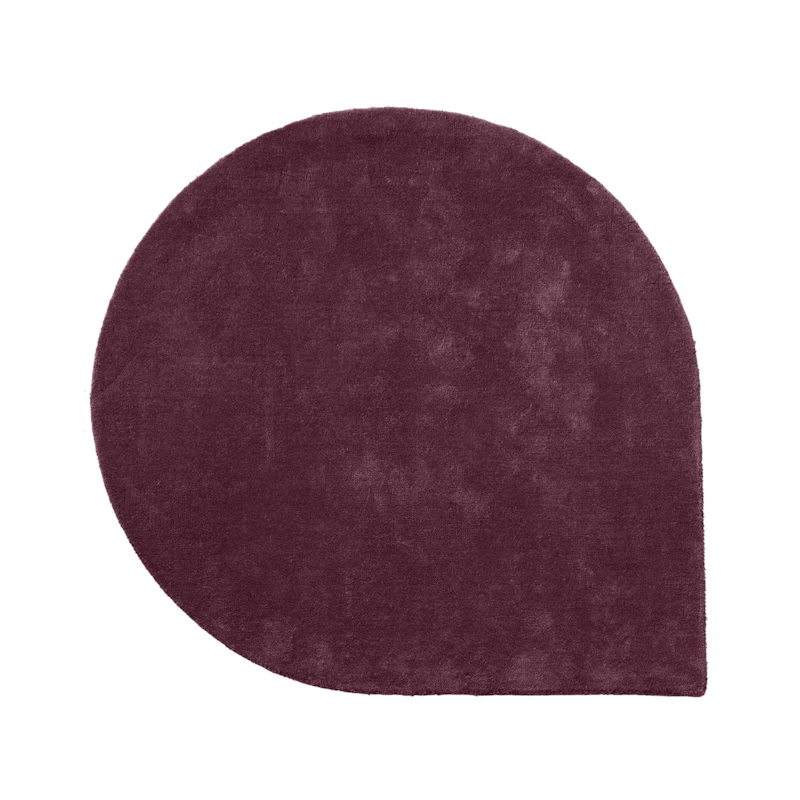 Stilla Matte Ø130cm, Bordeaux