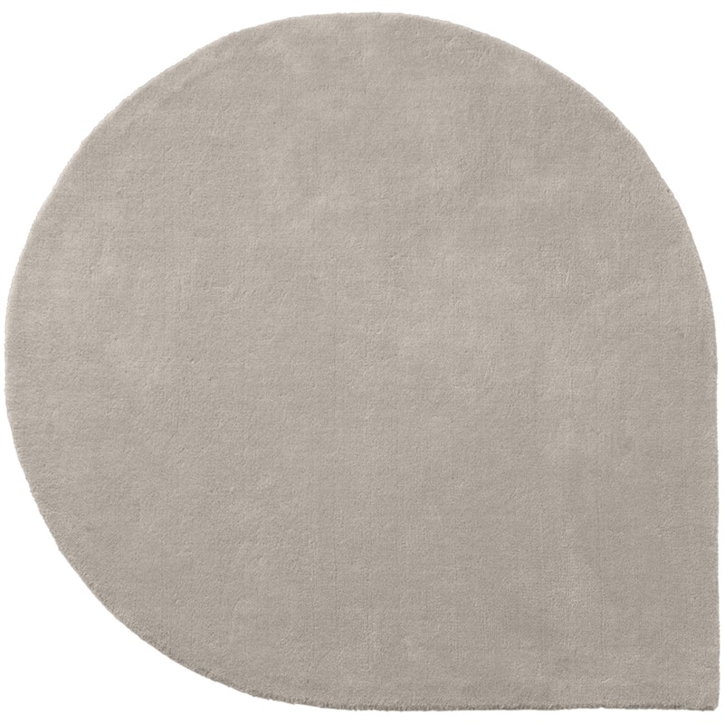 STILLA rug Teppich 130x160 cm, Taupe