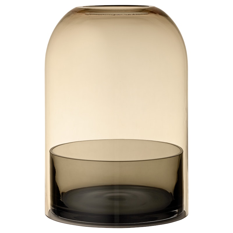 Tota Lantern Large, Black/Amber