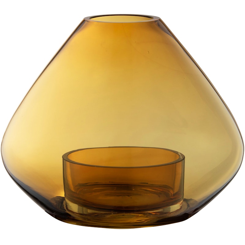 Uno Kerzenständer / Vase Amber Ø14,5 cm