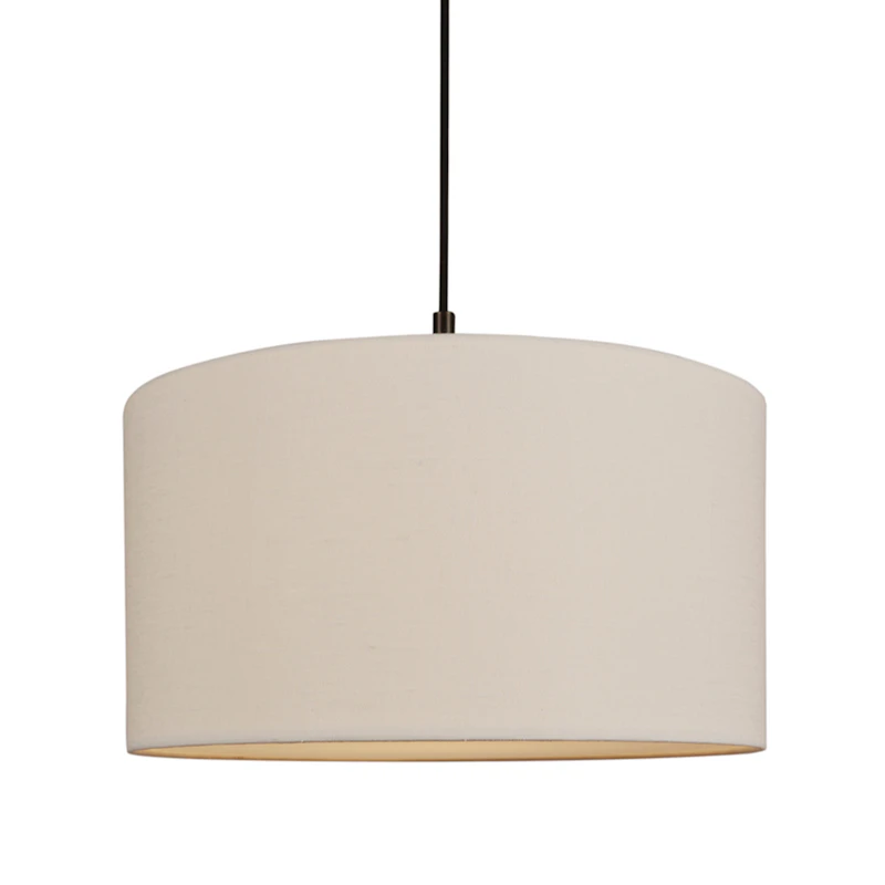 Soft Hängelampe Ø44 cm, Metallisch-bronzefarben / Linen White