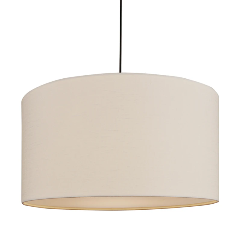 Soft Hängelampe Ø60 cm, Metallisch-bronzefarben / Linen White