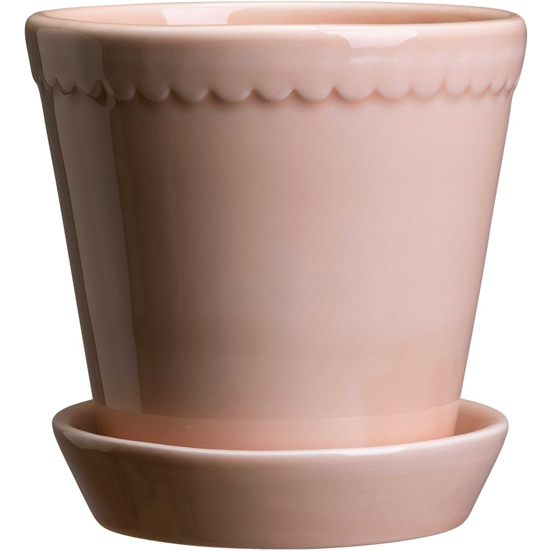 Helena Topf Mit Unterteller 18 cm, Quartz Rose