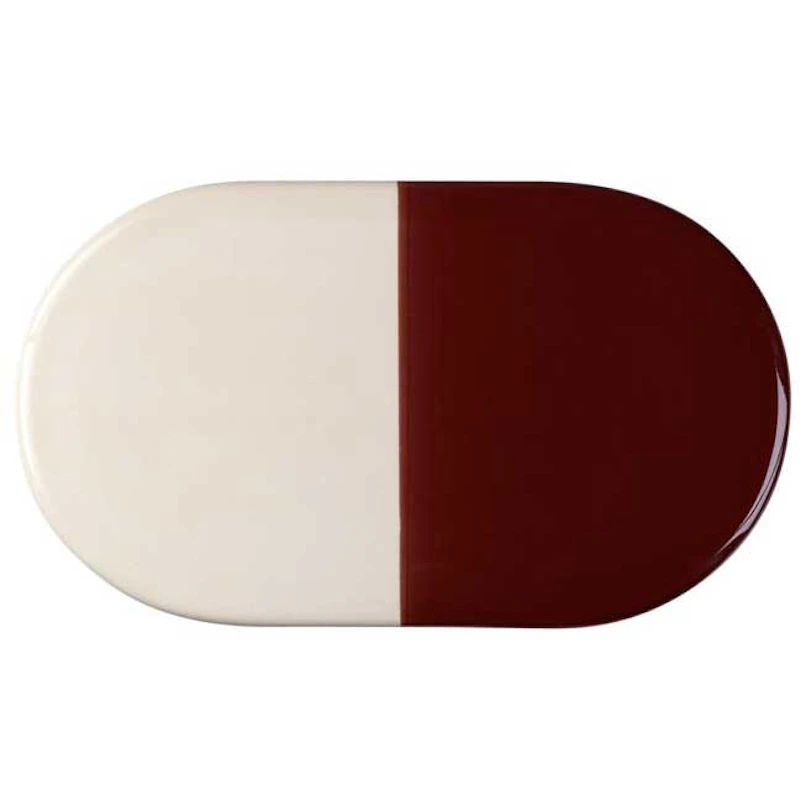 Nuna Tablett 34 cm, Sandstone / Deep Burgundy