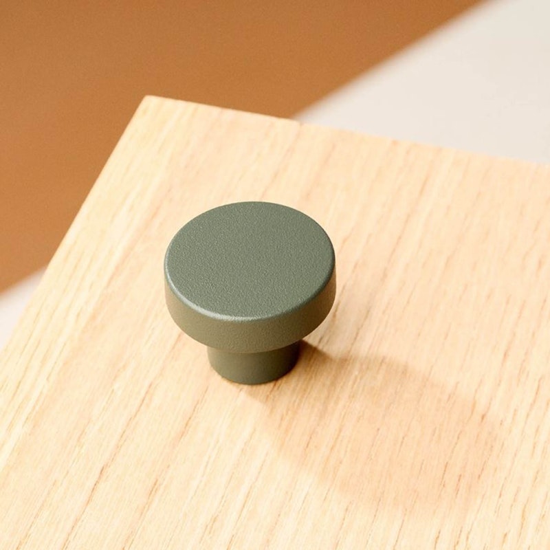 Circular Knopf, Ash Green