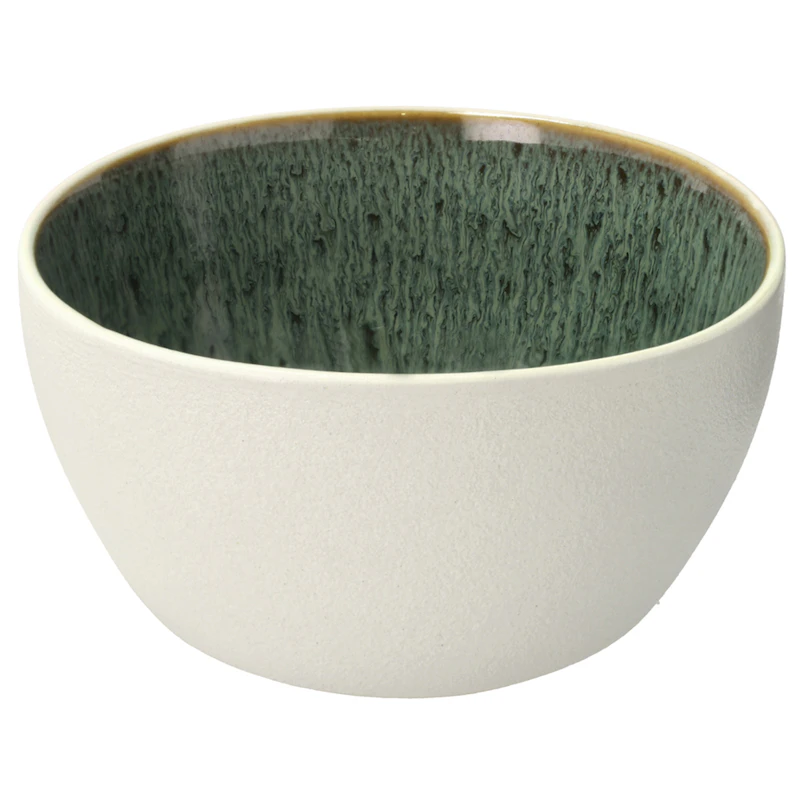 Gastro Schüssel 12 cm, Grün / Weiß