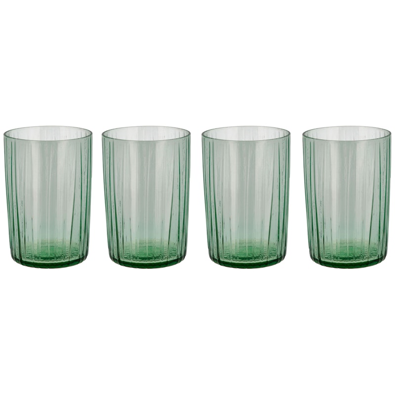 Kusintha Glas 4-er Set 28 cl, Grün