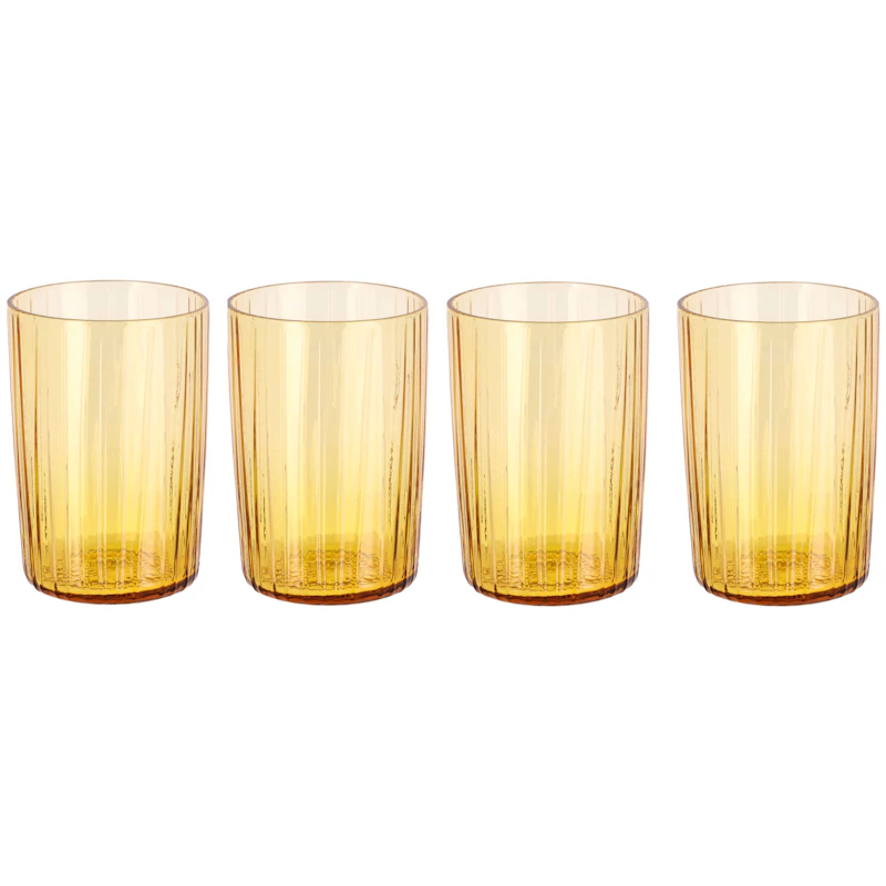 Kusintha Glas 4-er Set 28 cl, Amber