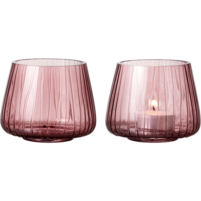 Kusintha Kerzenhalter 2-er Set, Rosa