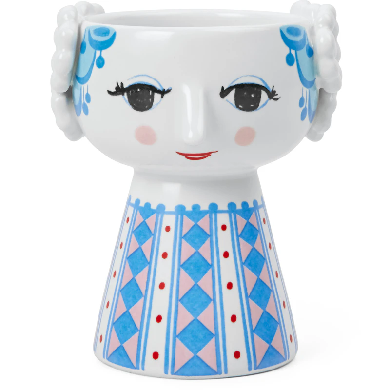 Eva Kerzenhalter 9,5 cm, Blau