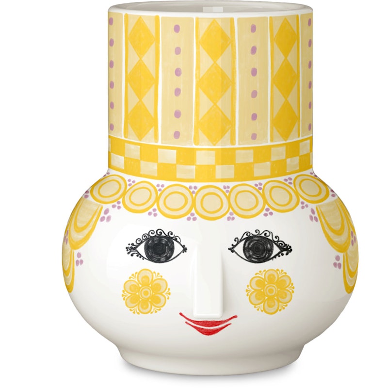 Olga Kerzenhalter H9 cm, Gelb