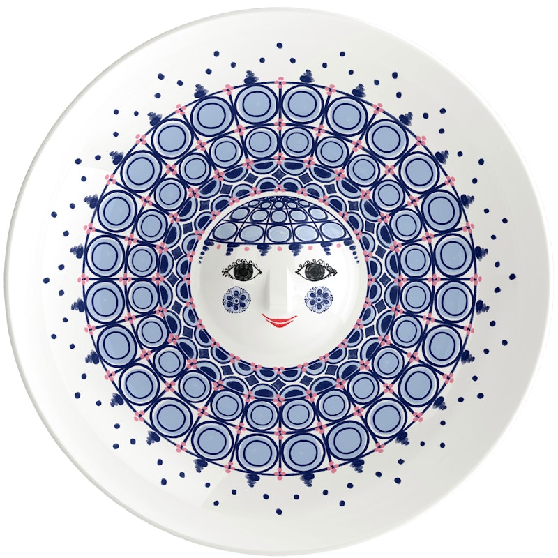 Olga Platte Ø33 cm, Blau
