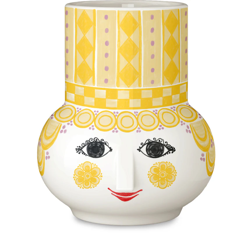 Olga Kerzenhalter H9 cm, Gelb