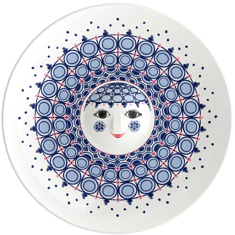 Olga Platte Ø33 cm, Blau
