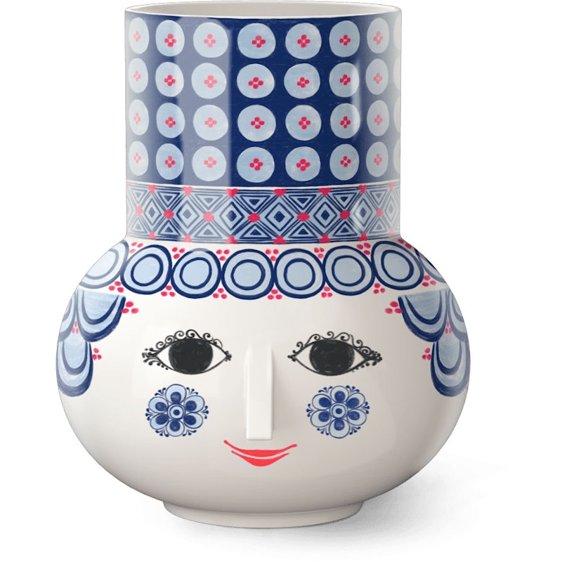 Olga Vase 20 cm, Blau
