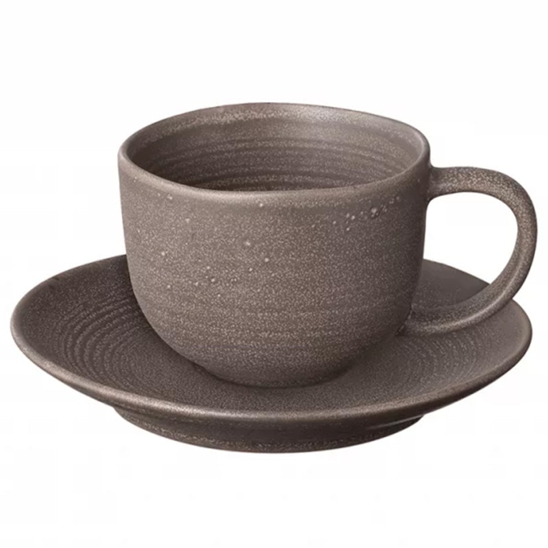 KUMI Kaffeetasse mit Unterteller 2-er Set, Espresso