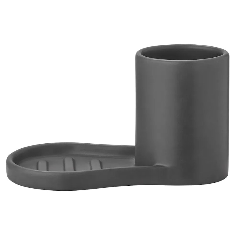 PIRO Seifenhalter 10 x 17,5 cm, Schwarz