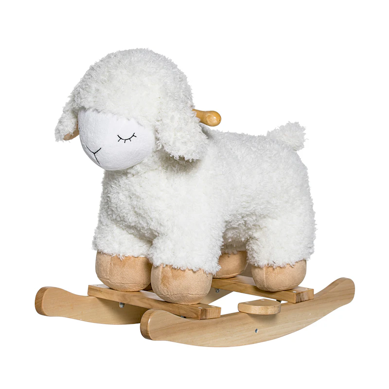 Schaukelpferd, Natur/Weiss