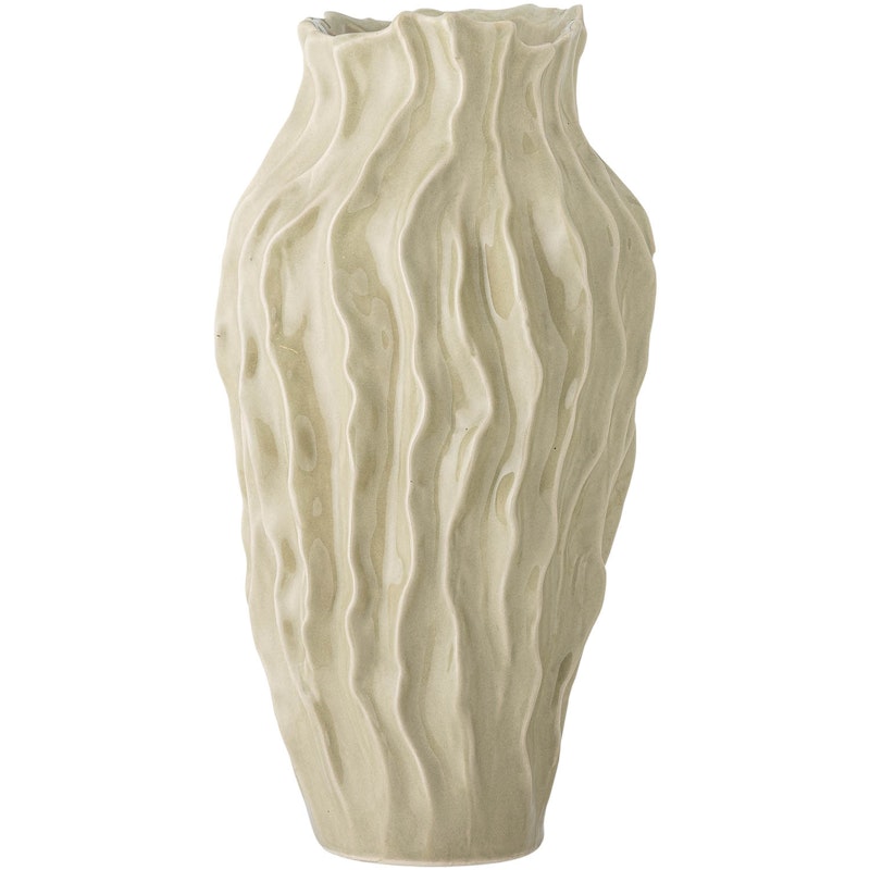 Valeria Vase 38 cm, Naturweiß