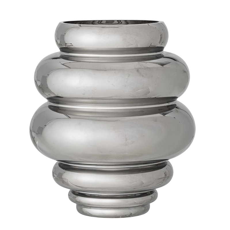 Zorya Glasvase 24 cm, Silber