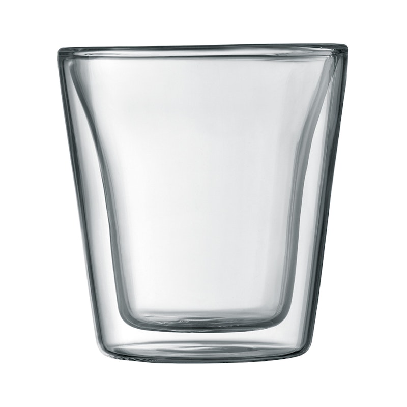 BODUM CANTEEN Doppelwandig Glas 10cl, 6er-Pack