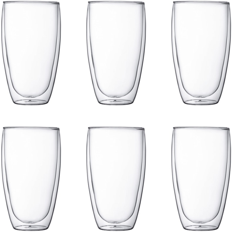 PAVINA 6 Becher, Doppelwandiges Glas/ 45 cl