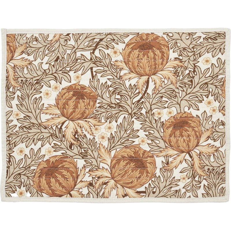 Naima Tischset 35x45 cm, Braun / Weiß / Beige