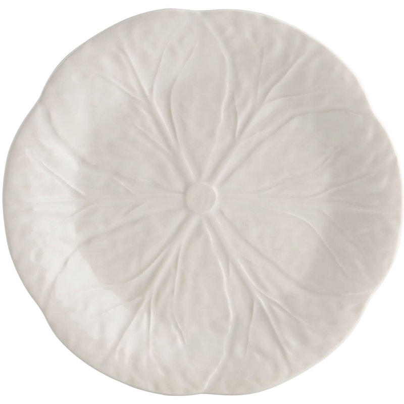 Cabbage Teller Ø19 cm, Branco