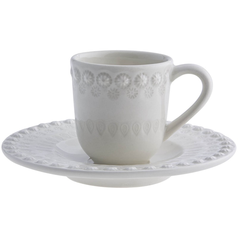 Fantasy Kaffeetasse Mit Unterteller, Cinza