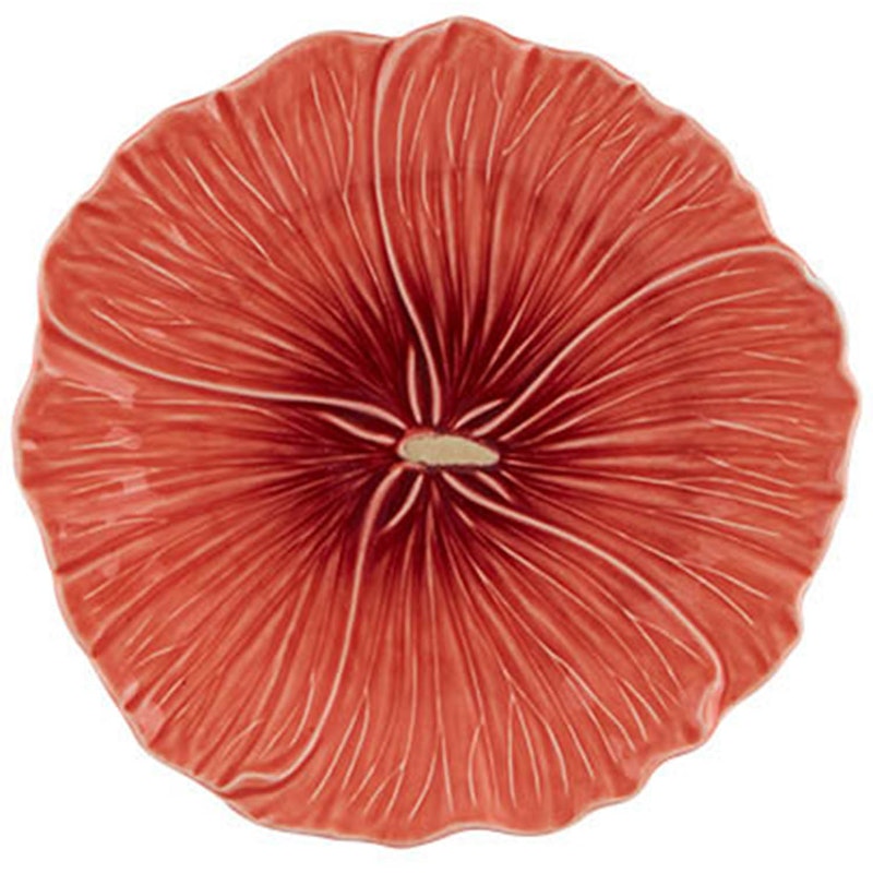Maria Flor Platte 22 cm, Stockrose