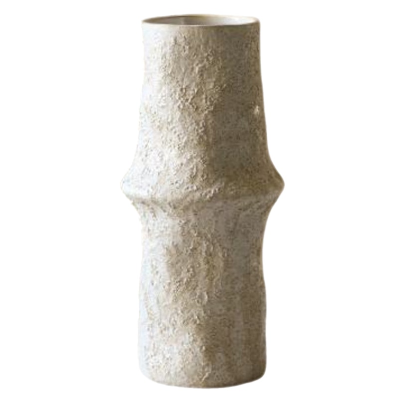 Ceramic Earth Vase Grau L, 30,5 cm