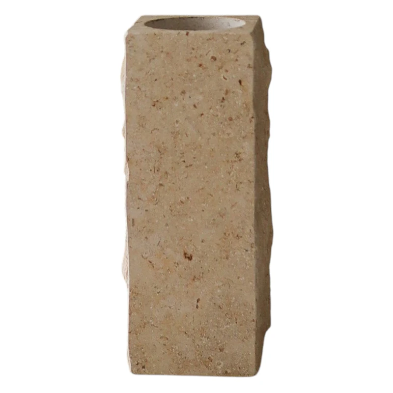 Edge Vase Mittlerer, Limestone