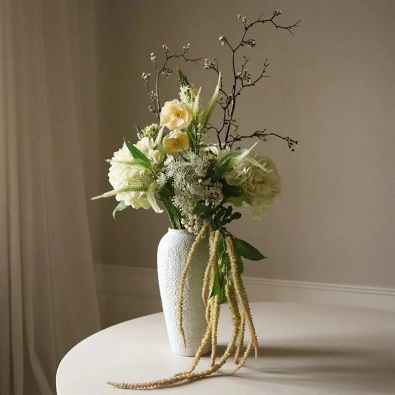 Ivory Cascade Bouquet White