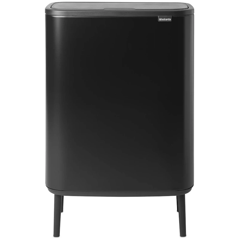 Bo Touch Top Papierkorb 2 x 30L, Schwarzmatt