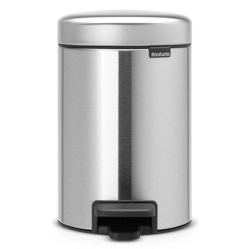 NewIcon Treteimer 3L, Matte Steel