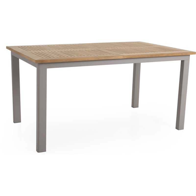 Lyon Esstisch 152-210x92, Teak/Khaki