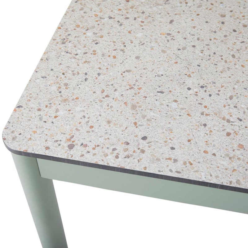 Nox Tischplatte Laminat 90x158 cm, Terrazzo