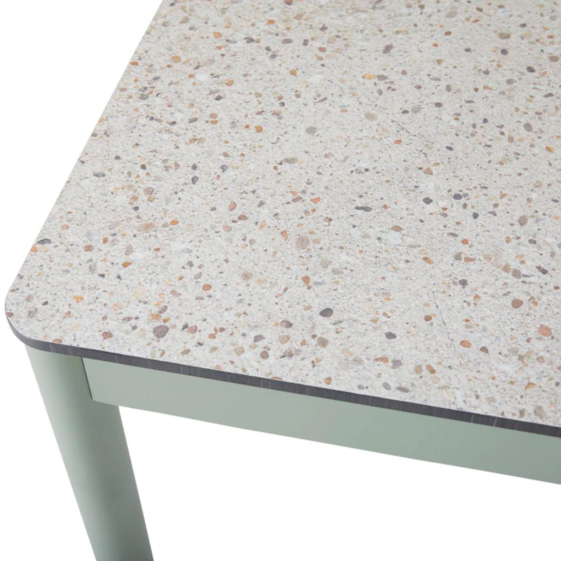 Nox Tischplatte Laminat 90x158 cm, Terrazzo