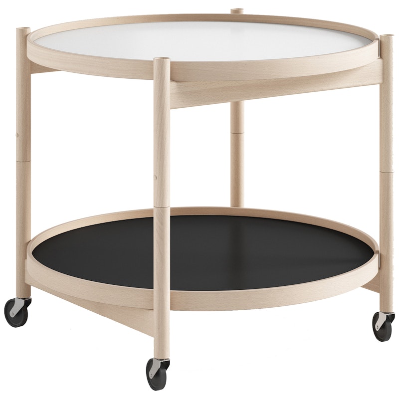 Bølling Tabletttisch Ø60 cm, Unbehandeltes Buchenholz / Basis