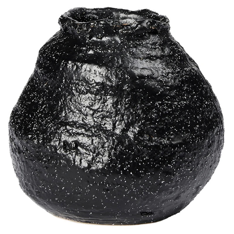 Alma Vase Schwarz, 10 cm
